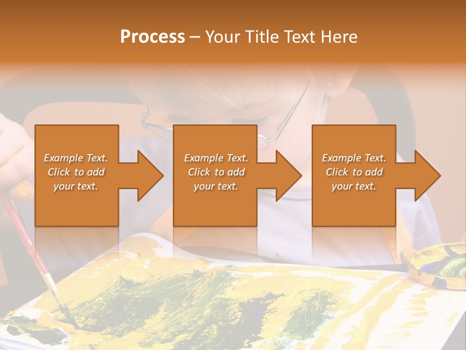 Boy Painting PowerPoint Template