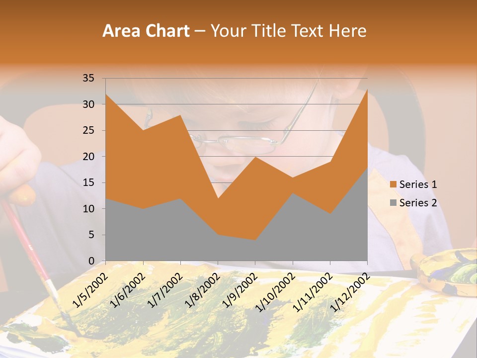 Boy Painting PowerPoint Template