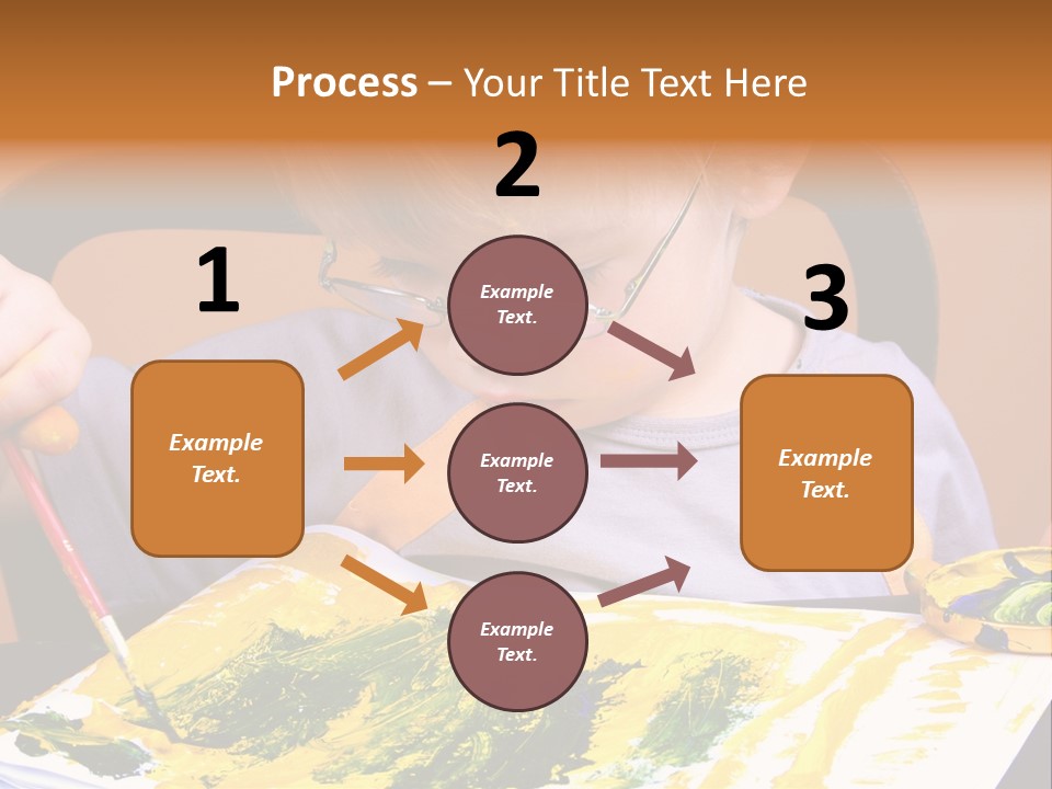 Boy Painting PowerPoint Template