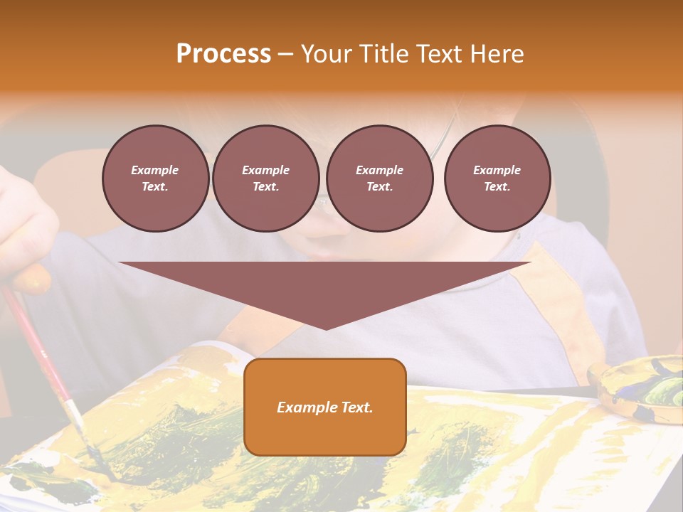 Boy Painting PowerPoint Template