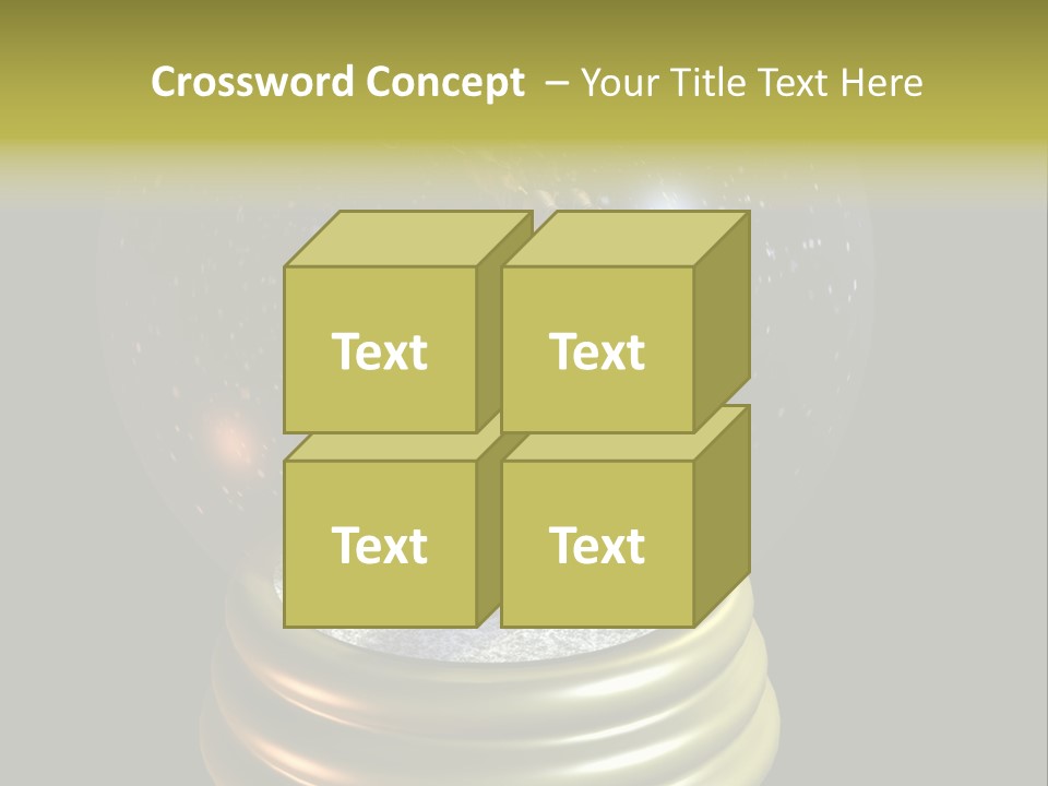 Flying Santa Snow Globe PowerPoint Template