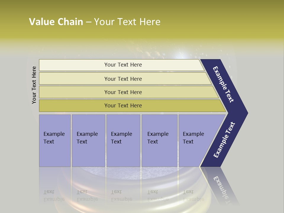 Flying Santa Snow Globe PowerPoint Template