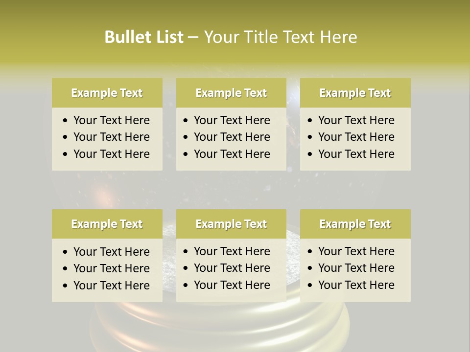 Flying Santa Snow Globe PowerPoint Template