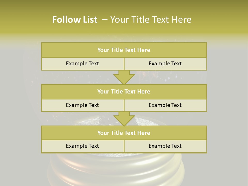 Flying Santa Snow Globe PowerPoint Template