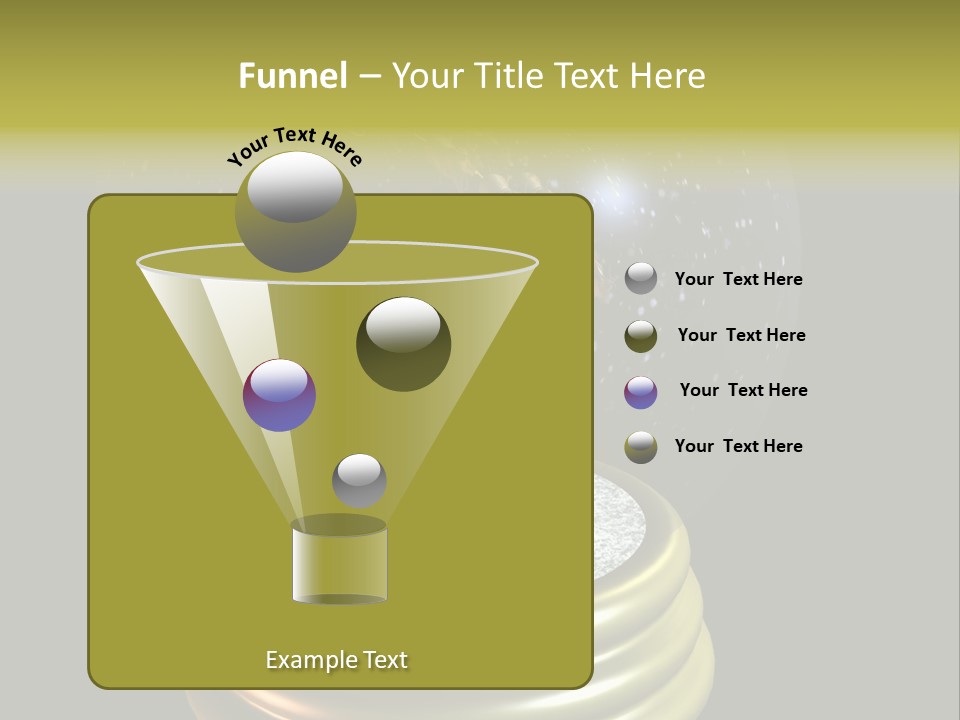 Flying Santa Snow Globe PowerPoint Template