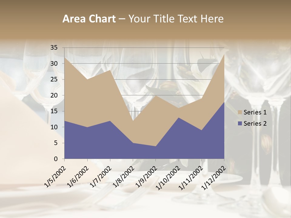 Table Preparing For After Wedding Ceremony Diner In Luxury Hotel's Restaurant. PowerPoint Template