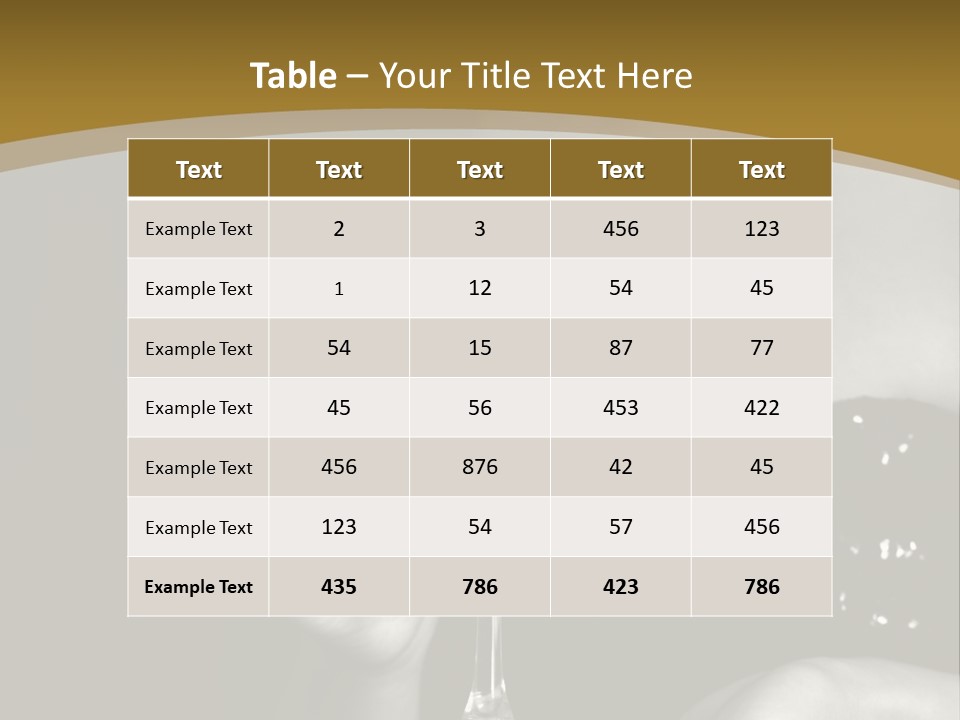 The Image Of A Glass From Martinis In A Female Hand On A Black Background PowerPoint Template