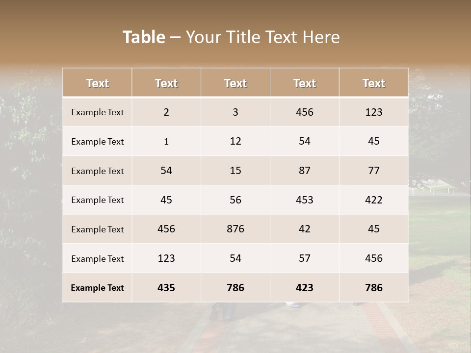 Students Walking To College PowerPoint Template