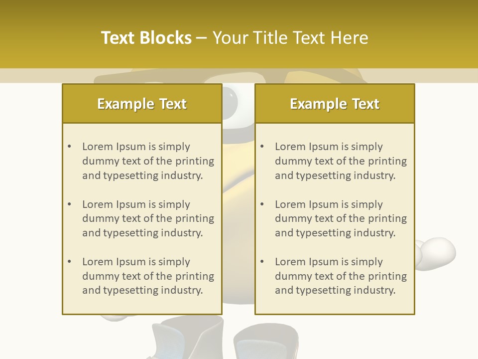Illustration Over White Of An Emoticon Guy Looking Confused. PowerPoint Template