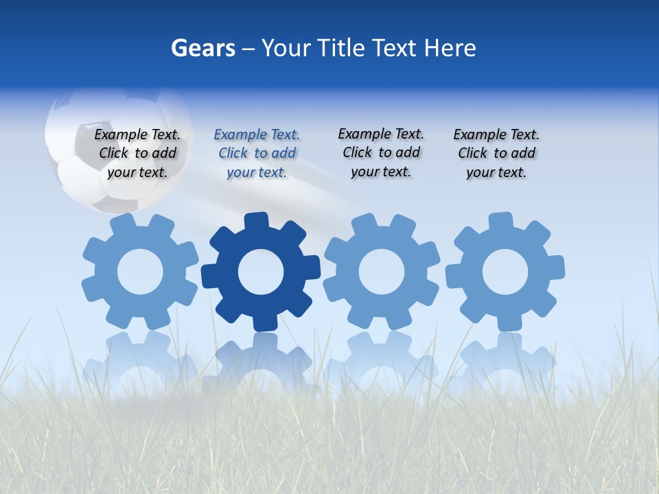 Father And Daughter On Computer PowerPoint Template