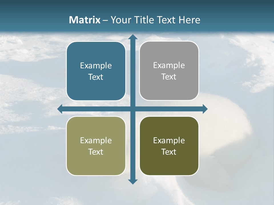 Baby Harp Seal Pup Enjoys Sun On Ice Floe In North Atlantic PowerPoint Template