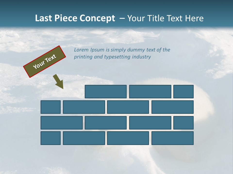 Baby Harp Seal Pup Enjoys Sun On Ice Floe In North Atlantic PowerPoint Template