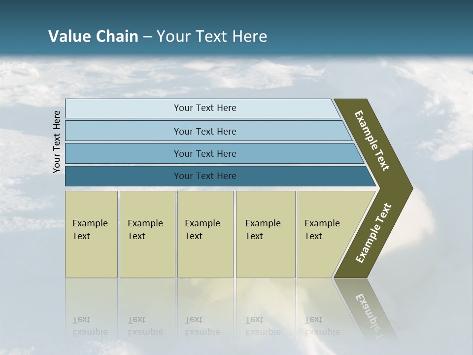 Baby Harp Seal Pup Enjoys Sun On Ice Floe In North Atlantic PowerPoint Template