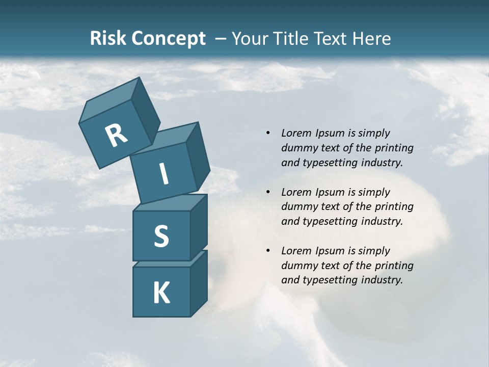 Baby Harp Seal Pup Enjoys Sun On Ice Floe In North Atlantic PowerPoint Template