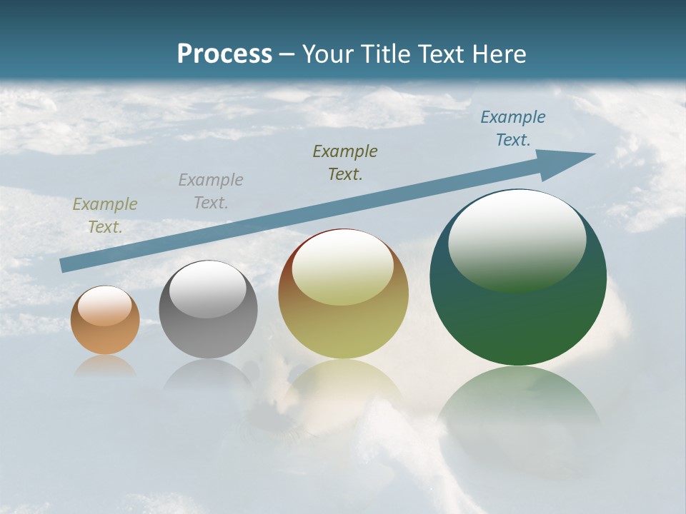 Baby Harp Seal Pup Enjoys Sun On Ice Floe In North Atlantic PowerPoint Template