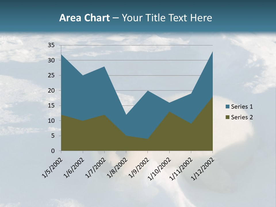 Baby Harp Seal Pup Enjoys Sun On Ice Floe In North Atlantic PowerPoint Template