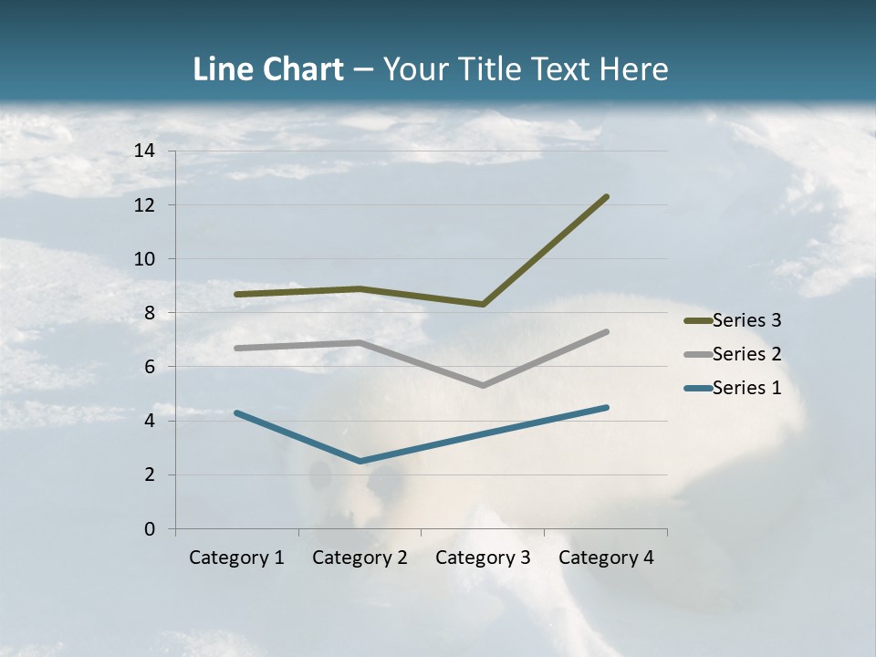 Baby Harp Seal Pup Enjoys Sun On Ice Floe In North Atlantic PowerPoint Template