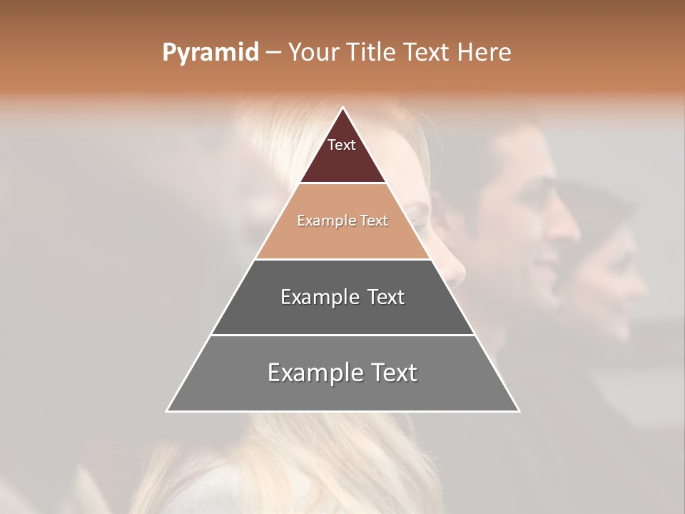 Business Team Sitting In A Meeting At Work PowerPoint Template