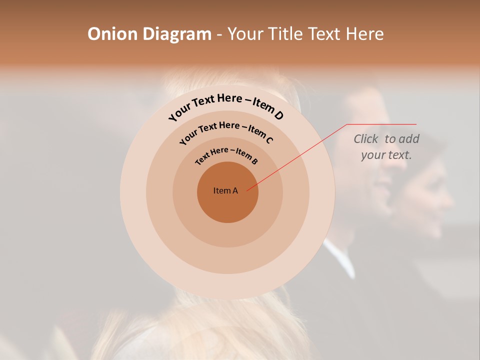 Business Team Sitting In A Meeting At Work PowerPoint Template