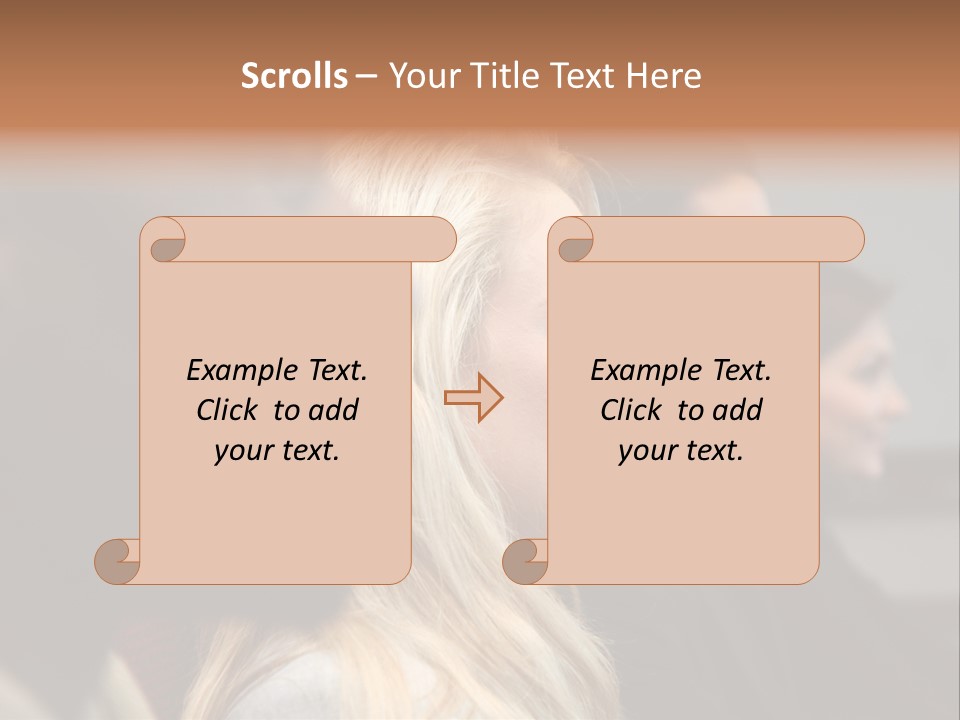 Business Team Sitting In A Meeting At Work PowerPoint Template