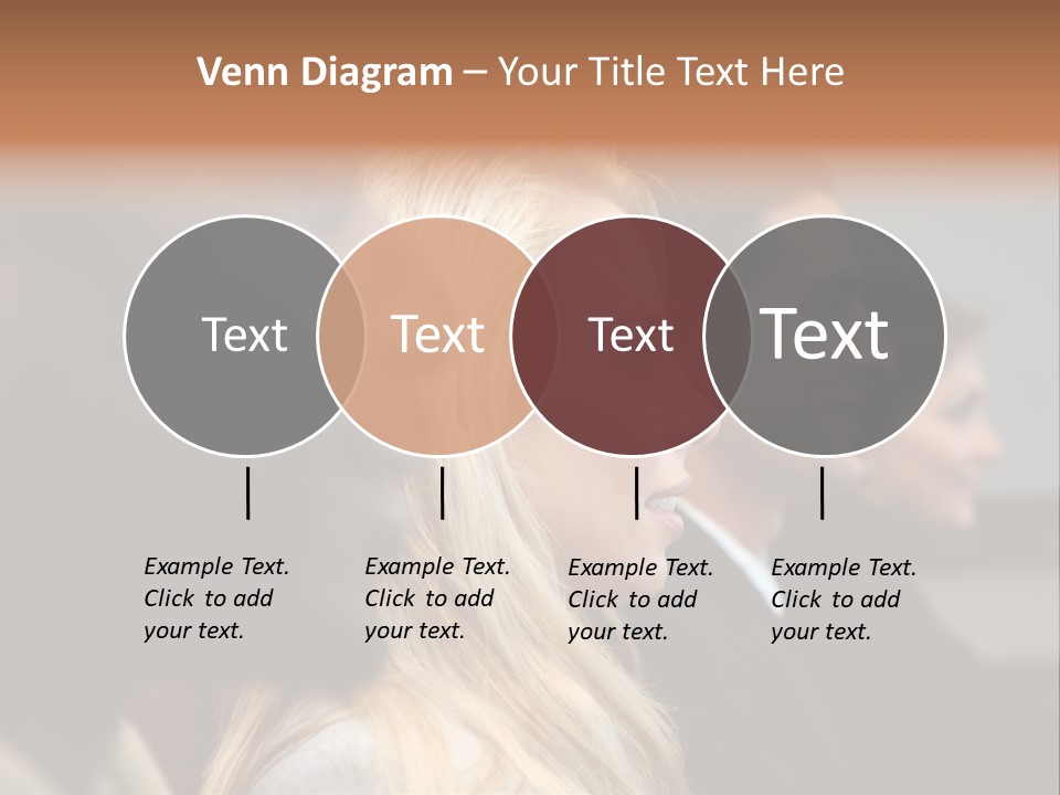 Business Team Sitting In A Meeting At Work PowerPoint Template