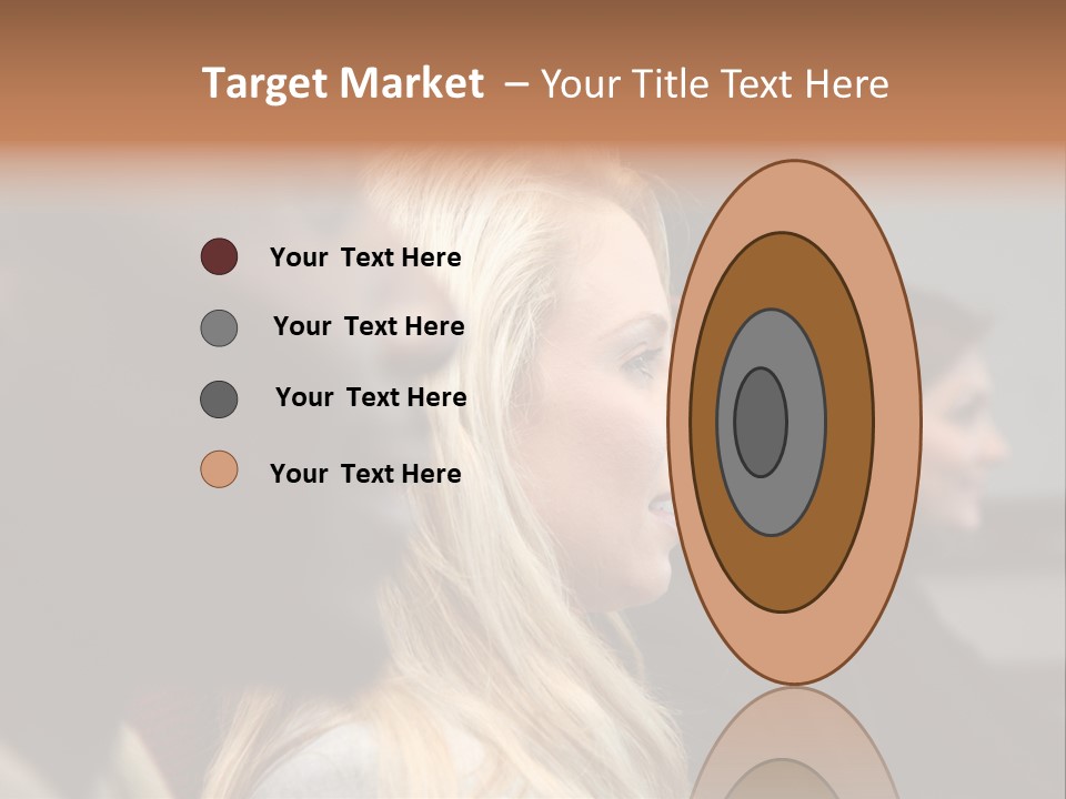 Business Team Sitting In A Meeting At Work PowerPoint Template