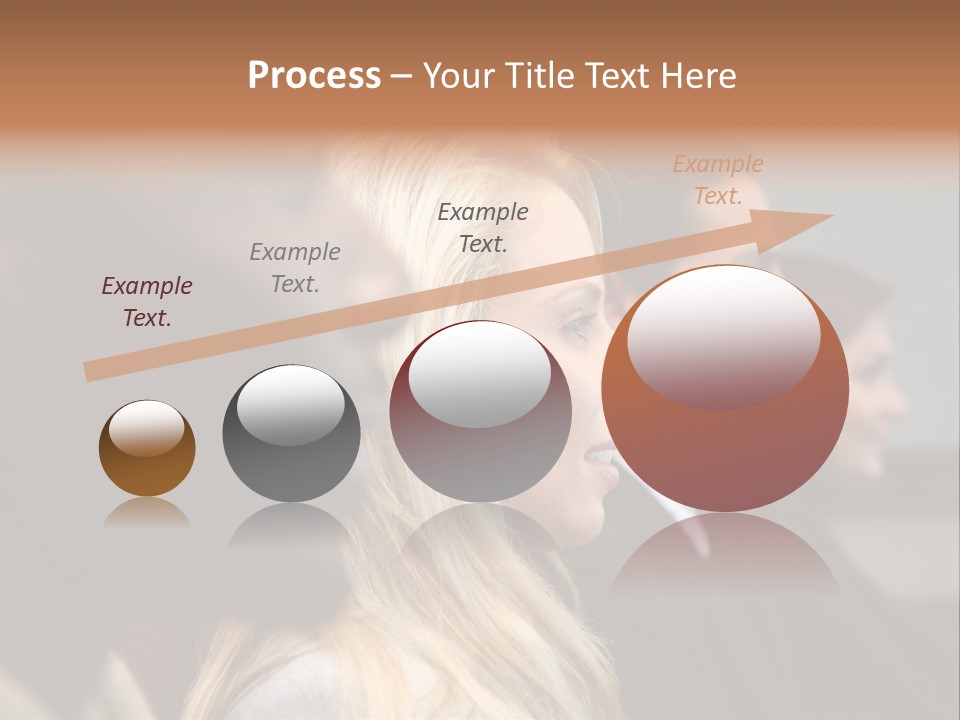 Business Team Sitting In A Meeting At Work PowerPoint Template