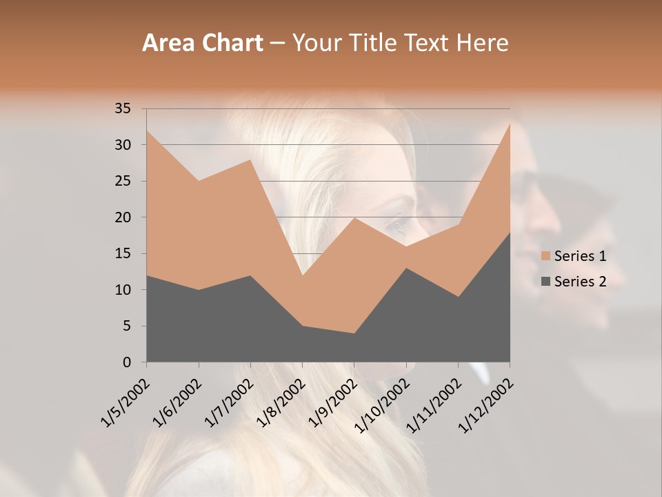 Business Team Sitting In A Meeting At Work PowerPoint Template