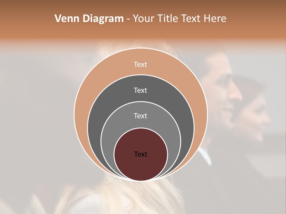 Business Team Sitting In A Meeting At Work PowerPoint Template
