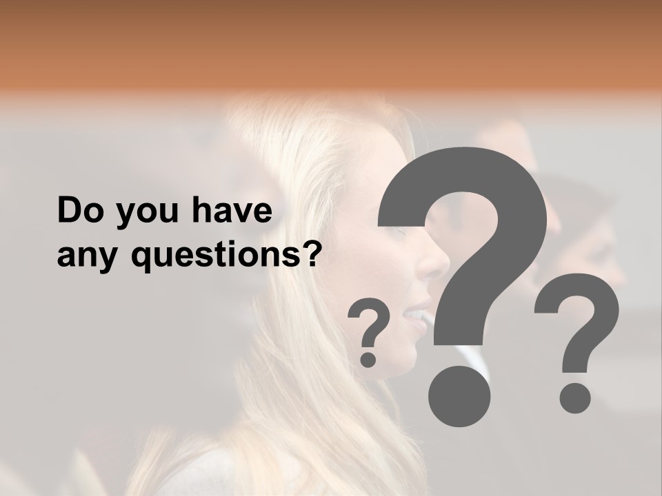 Business Team Sitting In A Meeting At Work PowerPoint Template