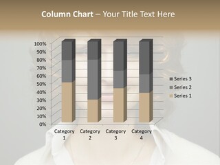 A Woman With Curly Hair Is Smiling For The Camera PowerPoint Template