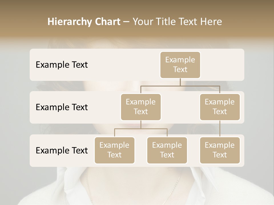 A Woman With Curly Hair Is Smiling For The Camera PowerPoint Template