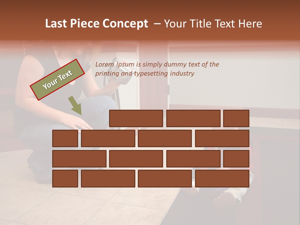 A Mother With Her Son Inside Their Home PowerPoint Template