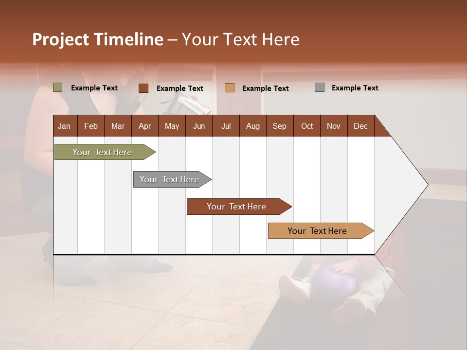A Mother With Her Son Inside Their Home PowerPoint Template
