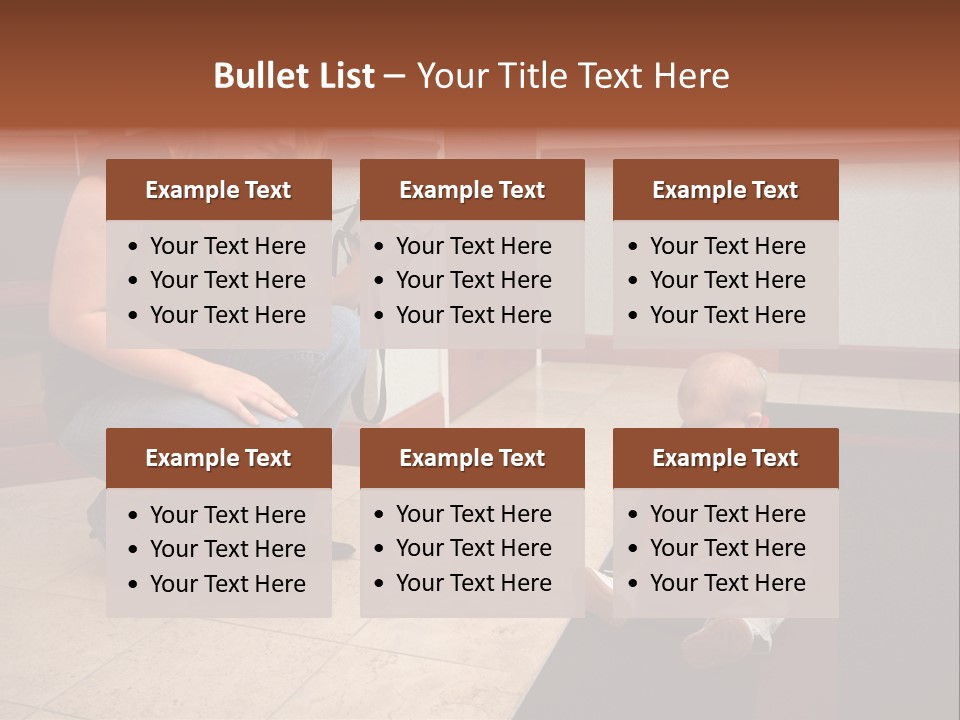 A Mother With Her Son Inside Their Home PowerPoint Template