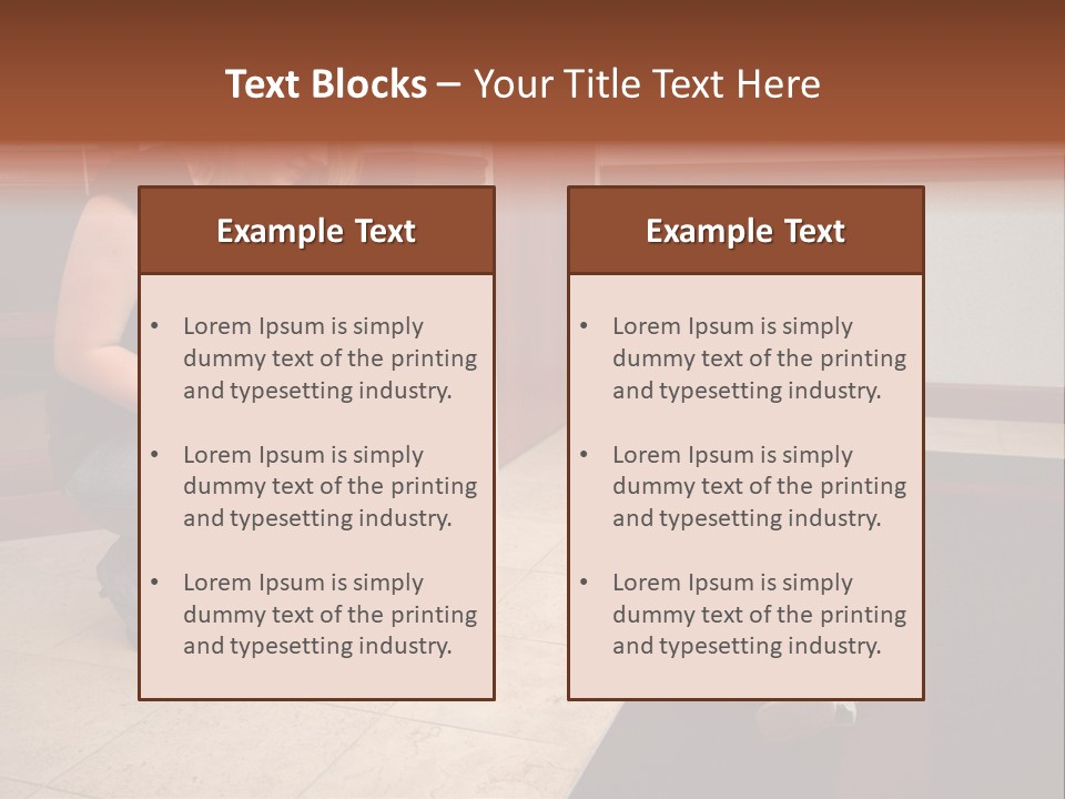 A Mother With Her Son Inside Their Home PowerPoint Template