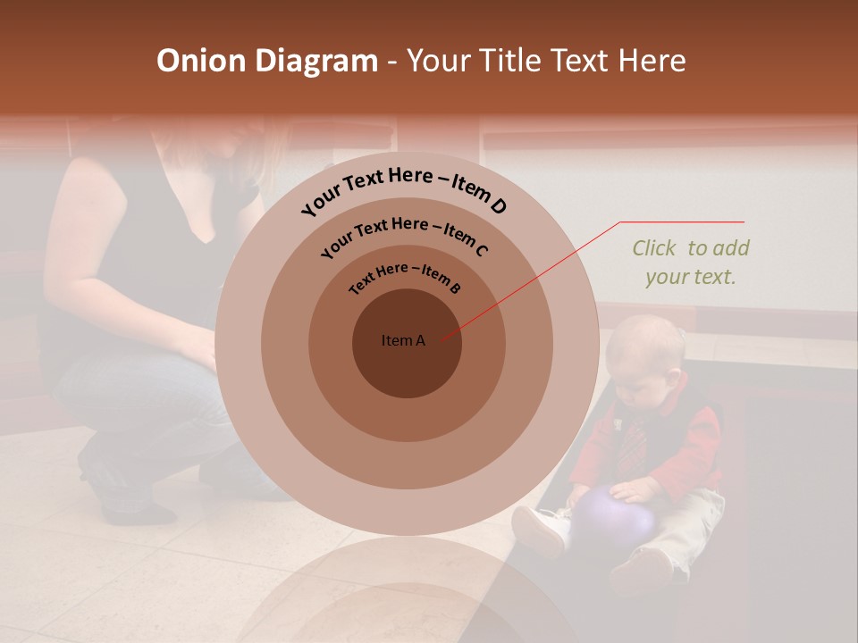 A Mother With Her Son Inside Their Home PowerPoint Template