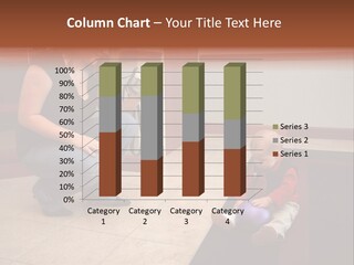 A Mother With Her Son Inside Their Home PowerPoint Template