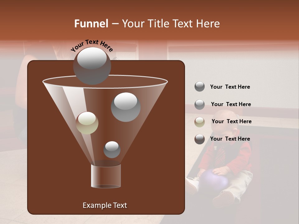 A Mother With Her Son Inside Their Home PowerPoint Template
