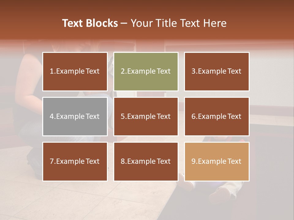 A Mother With Her Son Inside Their Home PowerPoint Template