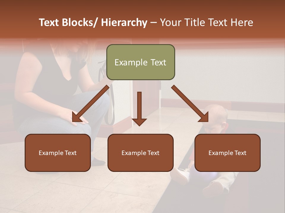 A Mother With Her Son Inside Their Home PowerPoint Template