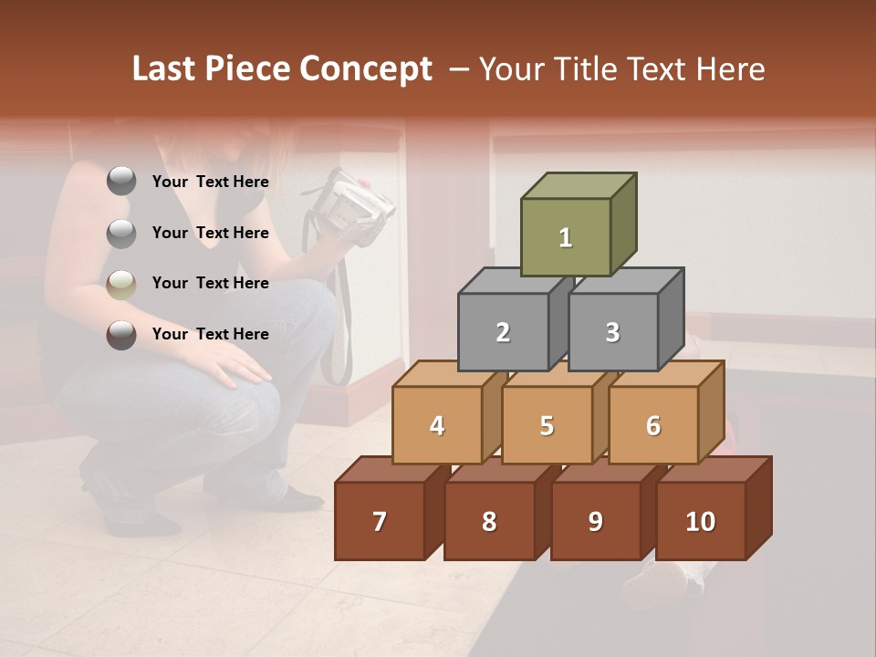 A Mother With Her Son Inside Their Home PowerPoint Template