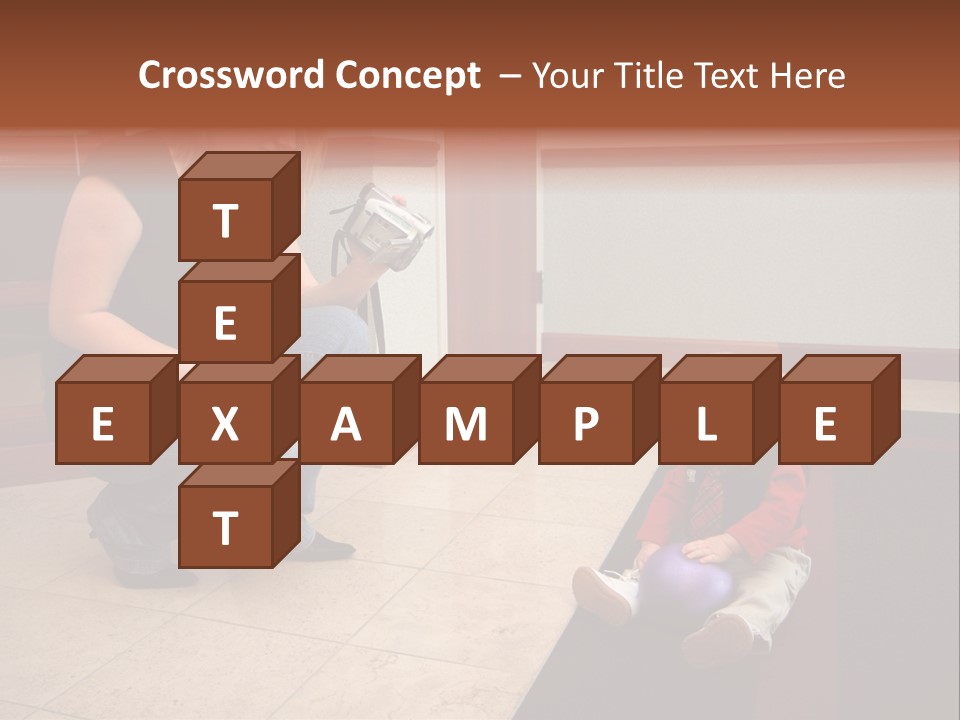 A Mother With Her Son Inside Their Home PowerPoint Template