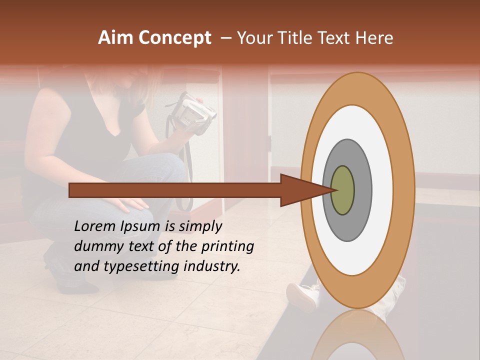 A Mother With Her Son Inside Their Home PowerPoint Template