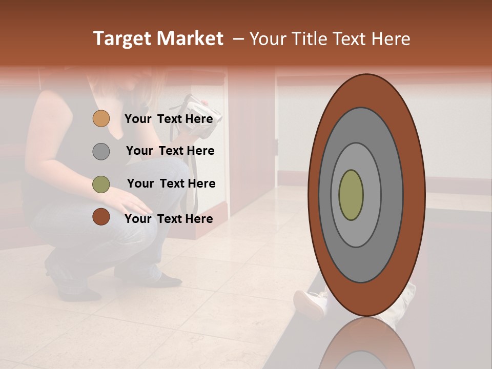 A Mother With Her Son Inside Their Home PowerPoint Template