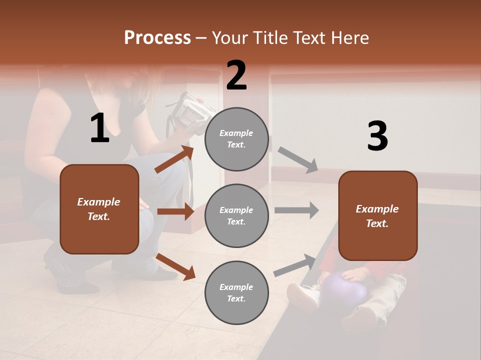 A Mother With Her Son Inside Their Home PowerPoint Template