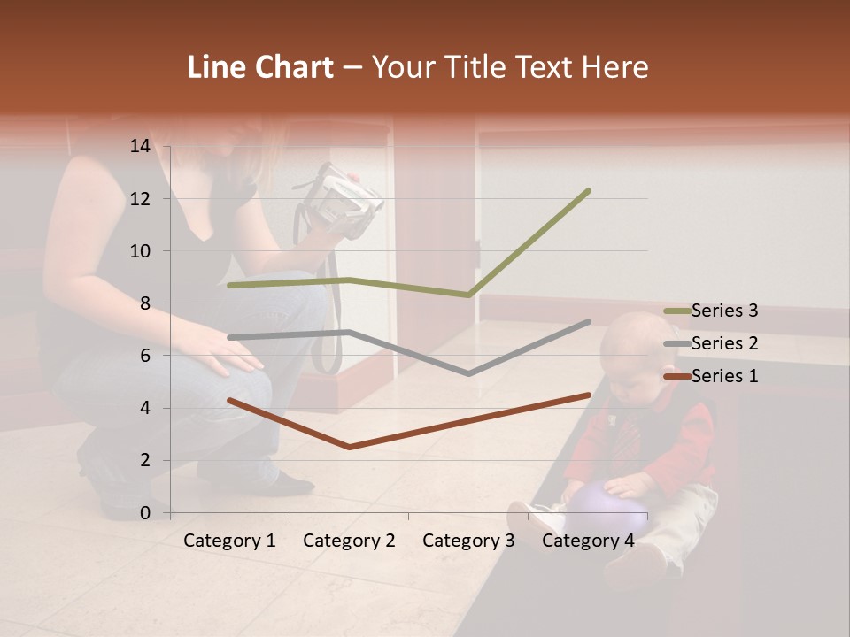 A Mother With Her Son Inside Their Home PowerPoint Template