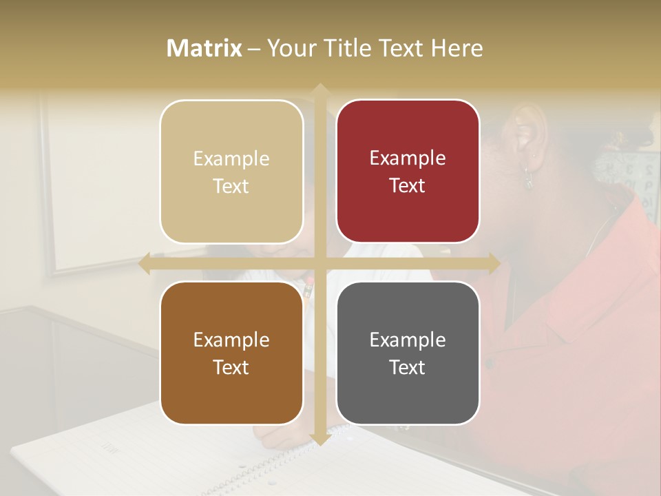 Young Girl And Teacher At Computer PowerPoint Template