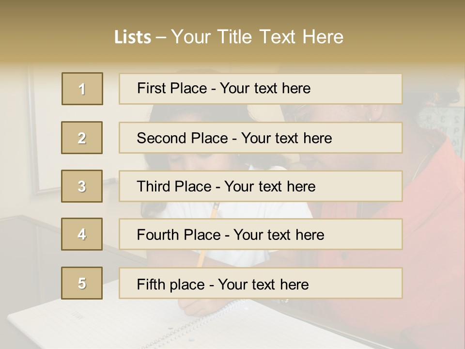 Young Girl And Teacher At Computer PowerPoint Template