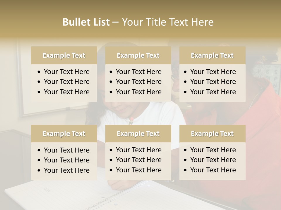 Young Girl And Teacher At Computer PowerPoint Template